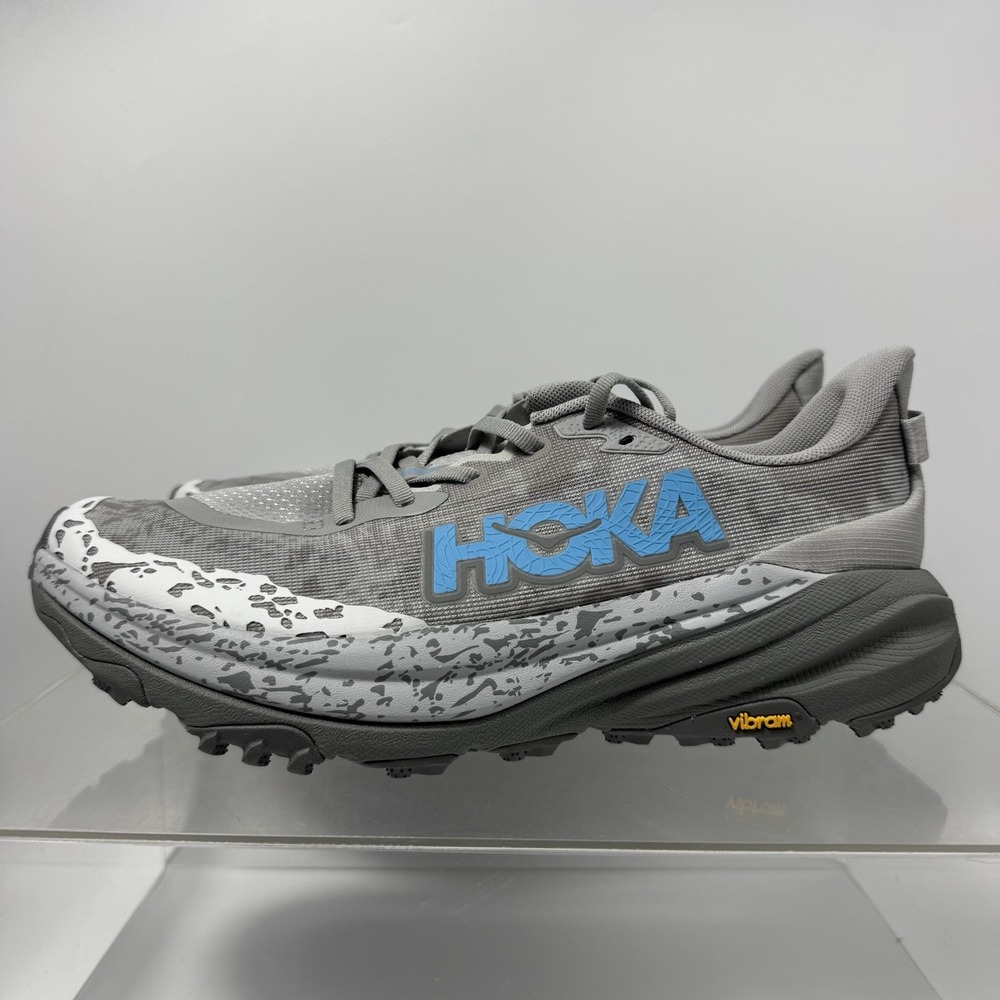 Brand New Hoka Speedgoat 6 Gray Blue Running 1147811 SYST Trail Women's Size 11